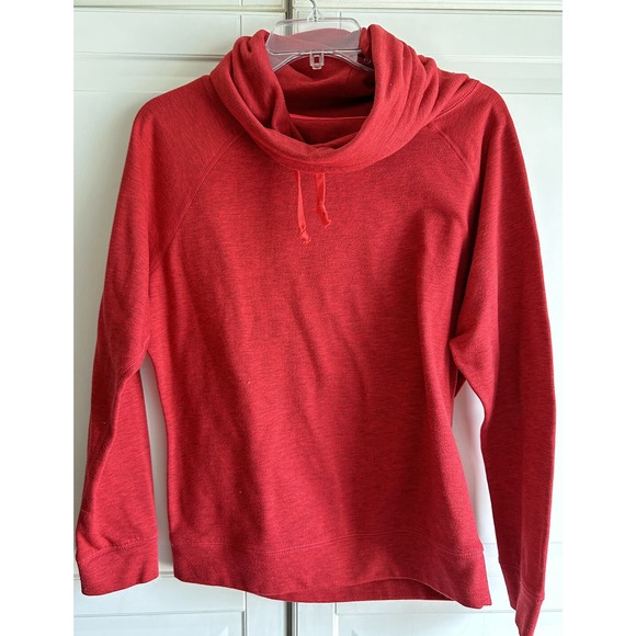 Nike Dry Fit Hoodie Sweatshirt Womens‎ Small Pullover Cowl Red - Picture 1 of 6